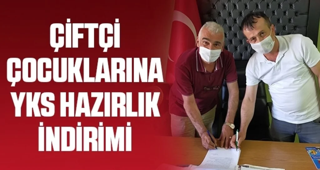 Çiftçi çocuklarına YKS hazırlık indirimi