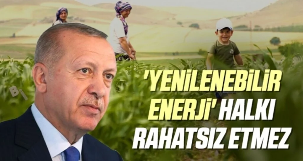 Cumhurbaşkanı Erdoğan: 'Yenilenebilir enerji' halkı rahatsız etmez