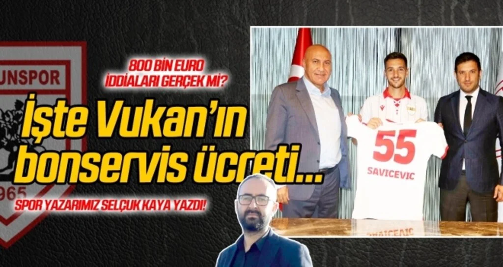 İşte Vukan Savicevic'in bonservis bedeli!