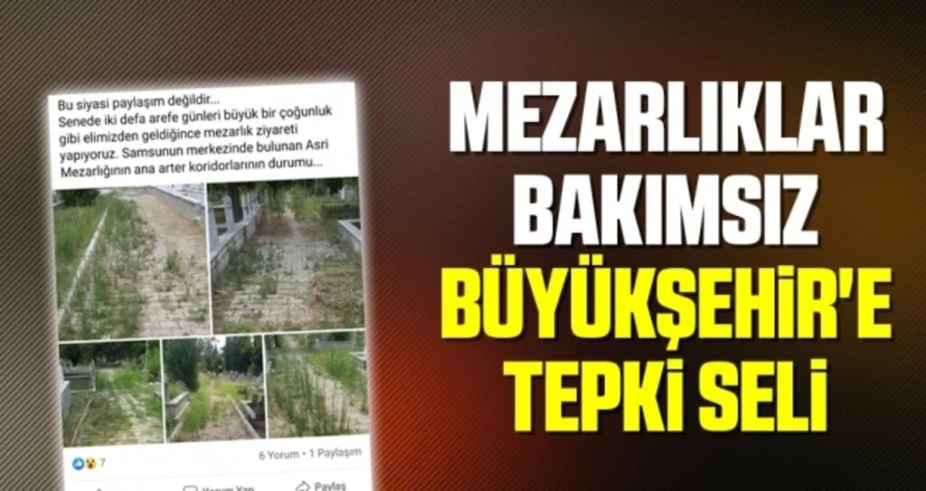 Mezarlıklar Bakımsız Büyükşehir'e Tepki Seli
