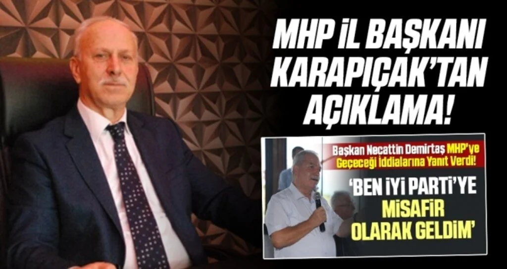 MHP İl Başkanı Karapıçak'tan Başkan Demirtaş Açıklaması