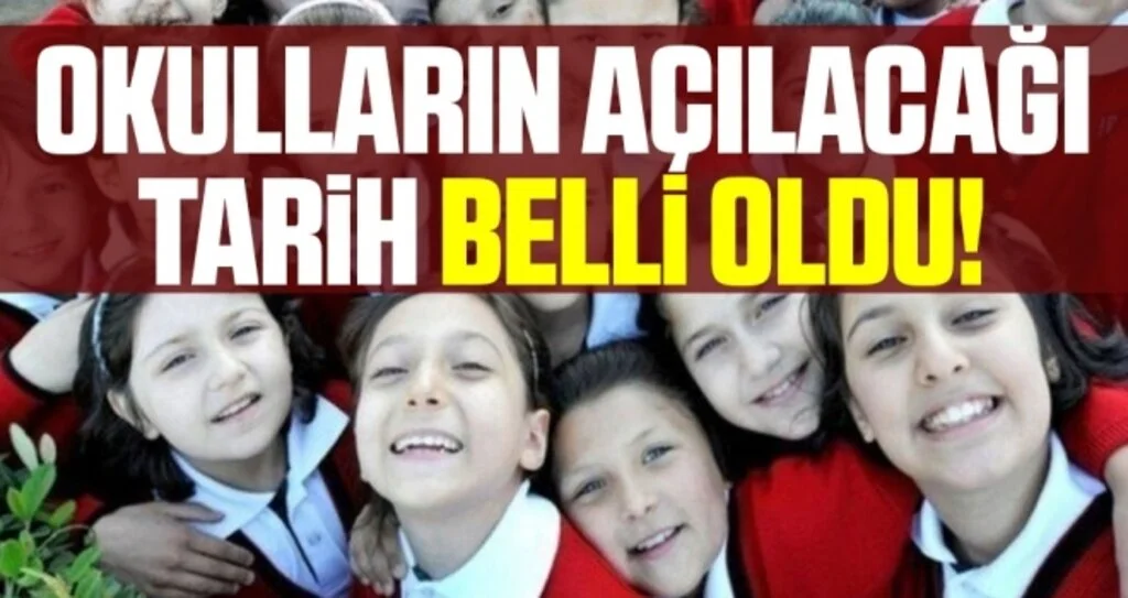 Milli Eğitim Bakanlığı'ndan 81 ile genelge! Okulların açılacağı tarih belli oldu