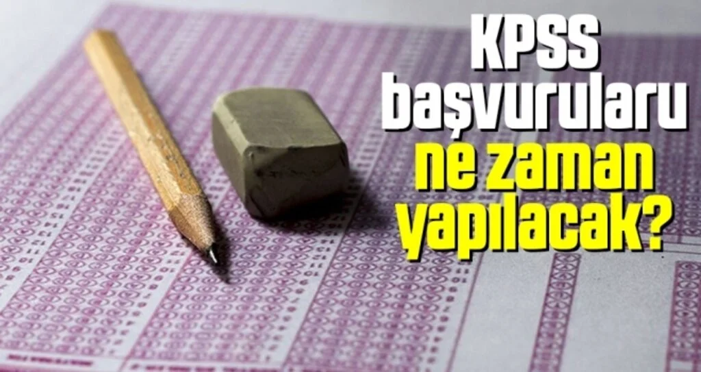 Orta öğretim KPSS başvuruları Eylül'de