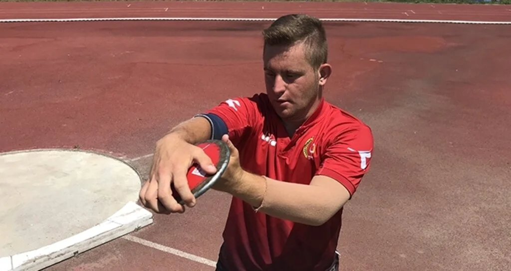 Özel sporcu Ali Topaloğlu, rekorunu geliştirmeyi hedefliyor