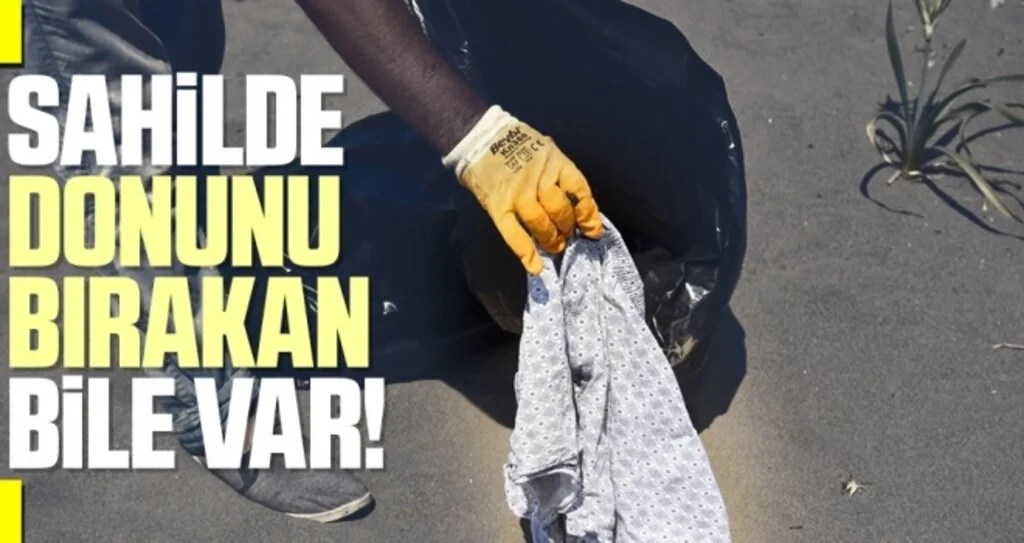 Sahilde Donunu Bırakan Bile Var!