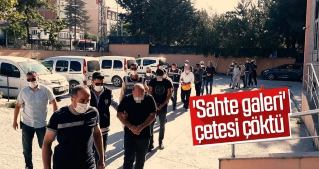'Sahte galeri' çetesi çöktü