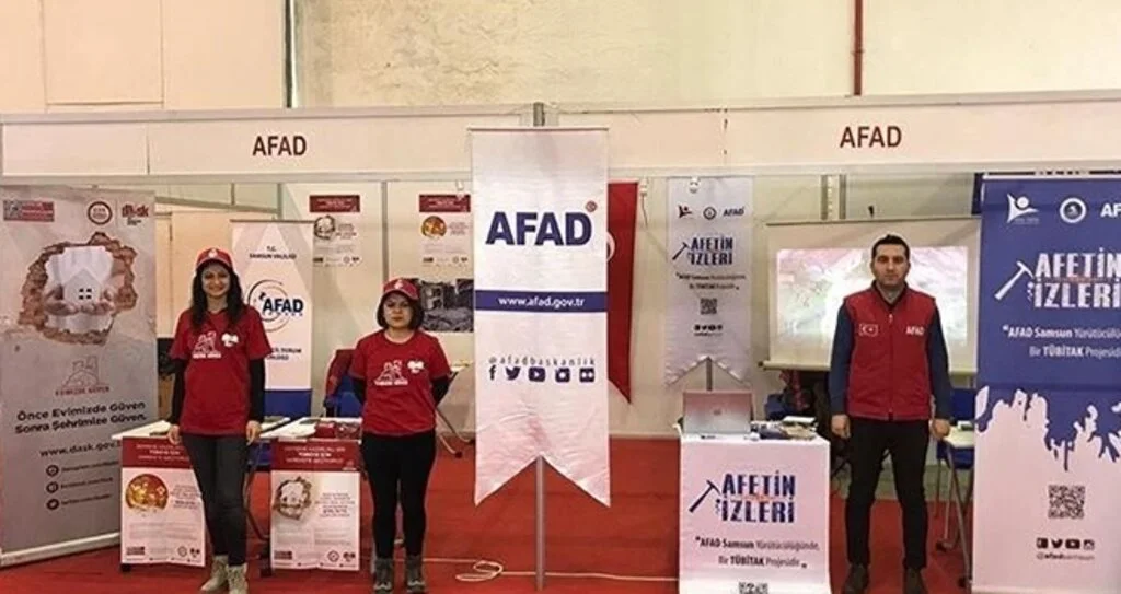 Samsun AFAD  Türkiye üçüncüsü 