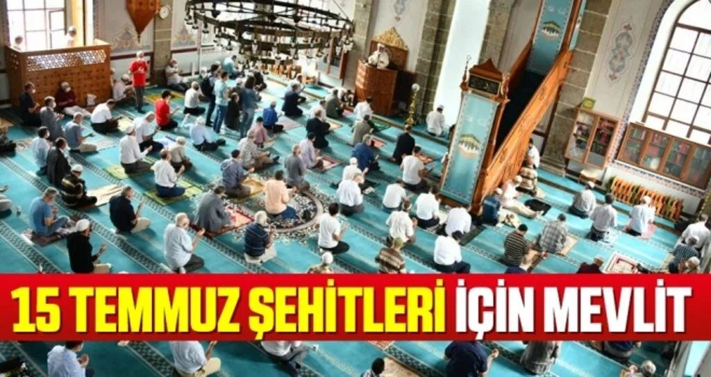 Samsun'da 15 Temmuz şehitleri için mevlit