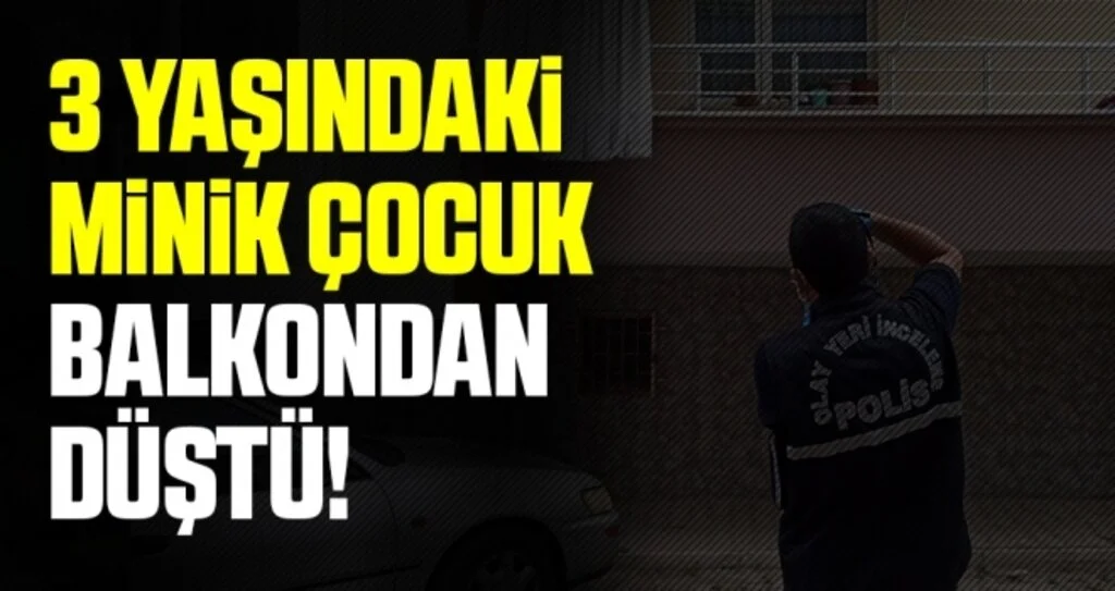 Samsun'da 3 Yaşındaki Çocuk Balkondan Düştü!
