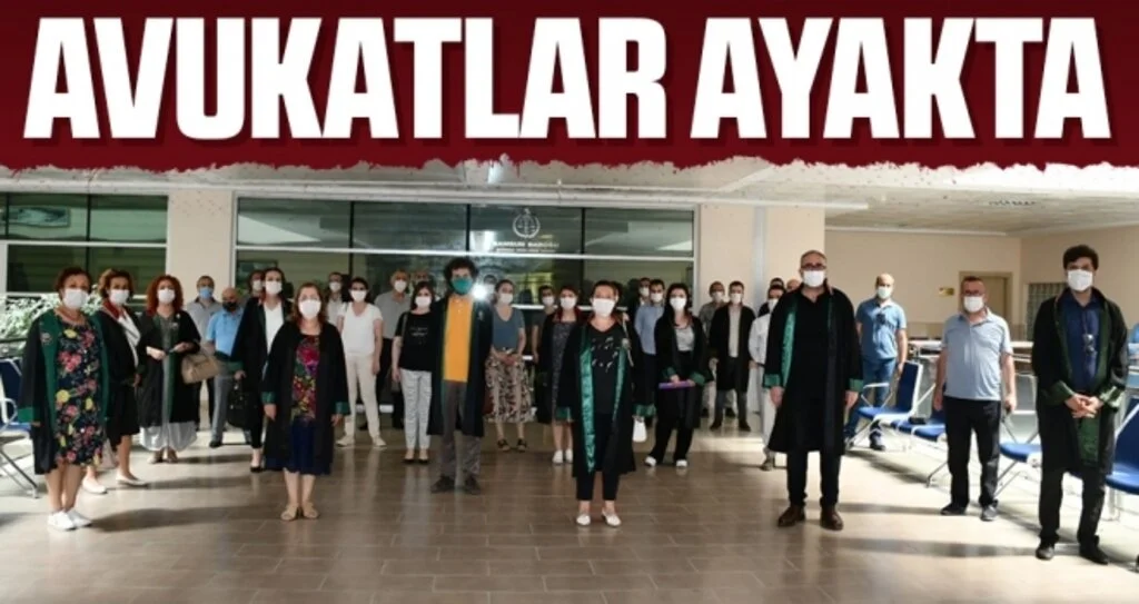 Samsun'da Avukatlar Ayakta