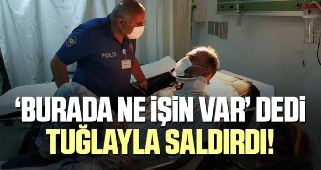Samsun'da Boyacı, meslektaşının tuğlalı saldırısı ile hastanelik oldu