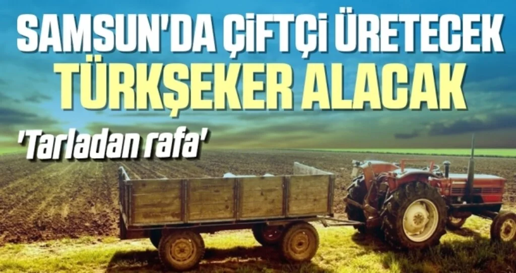 Samsun'da Çiftçi üretecek, TÜRKŞEKER alacak