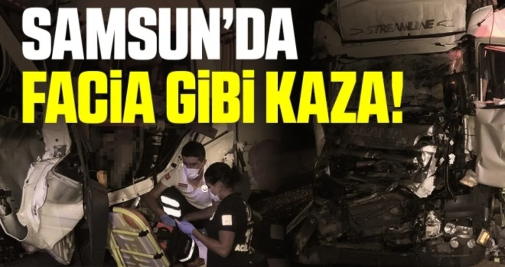 Samsun'da Facia Gibi Kaza!