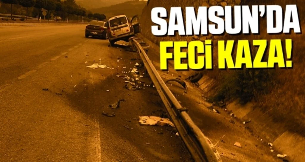 Samsun'da Havalimanı dönüşü kaza: 3 yaralı