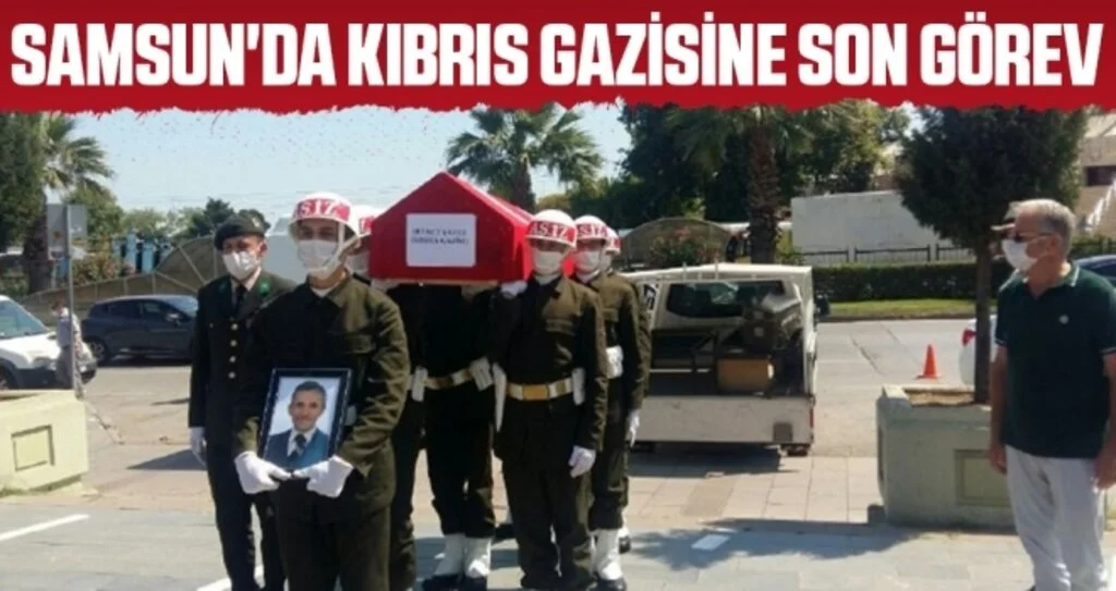 Samsun'da Kıbrıs Gazisi Şevket Yavuz'a Son Görev