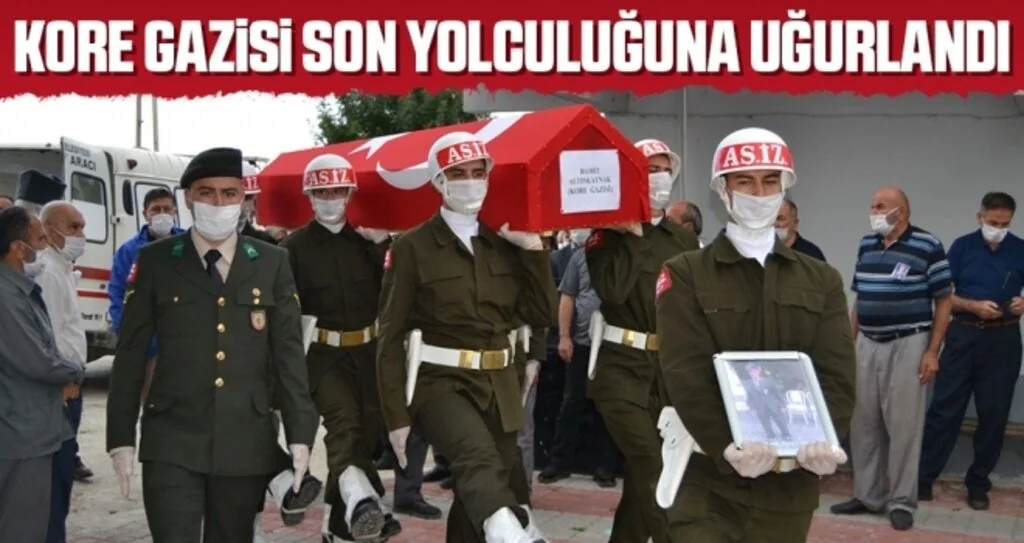Samsun'da Kore gazisi son yolculuğuna uğurlandı
