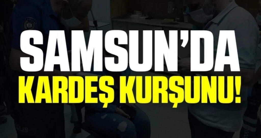 Samsun'da Öfkeli ağabey dehşet yaşattı