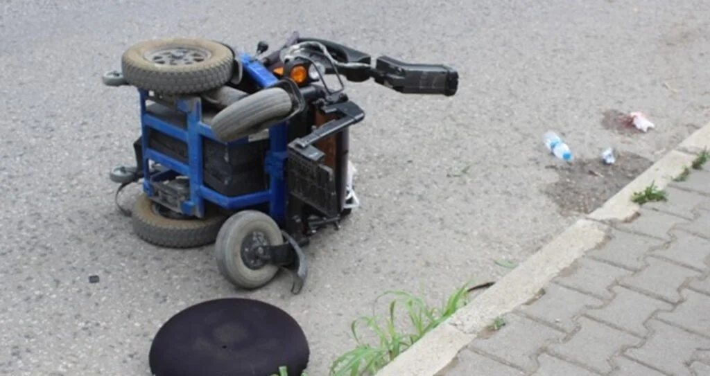 Samsun'da Otomobilin çarptığı engelli yaralandı
