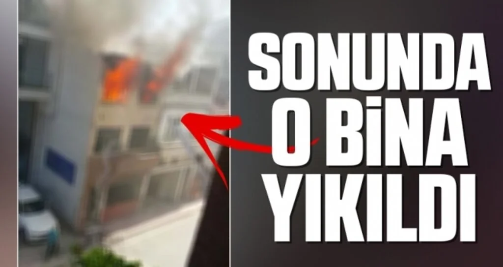 Samsun'da Sonunda O Bina Yıkıldı 