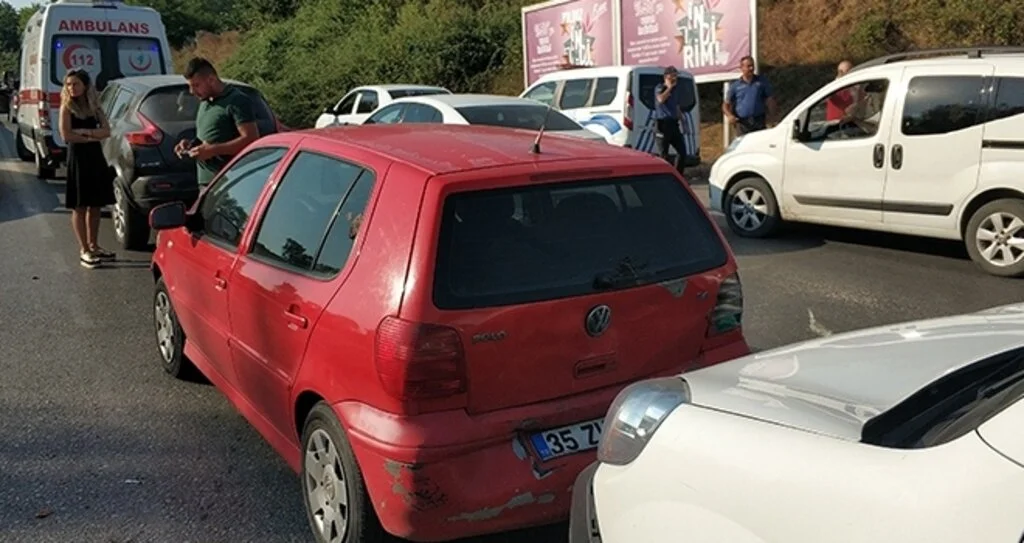 Samsun'da zincirleme trafik kazası: 1 yaralı