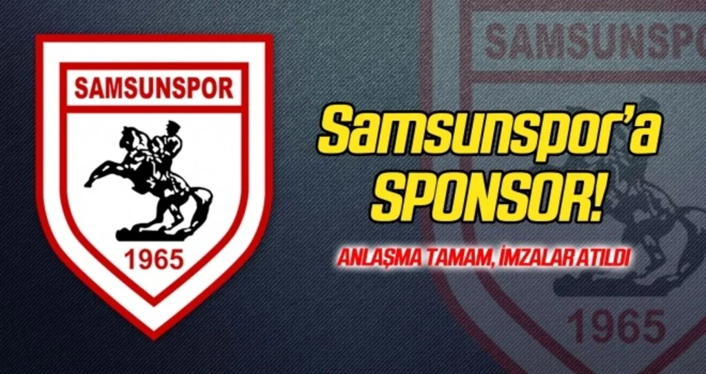 Samsunspor'a sponsor!