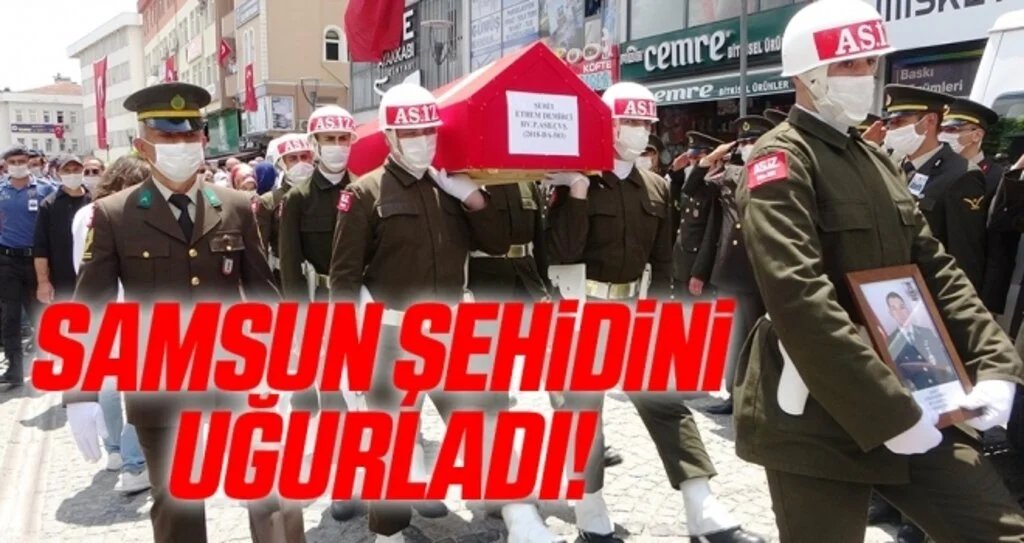 Şehit Astsubay Ethem Demirci son yolculuğuna uğurlandı