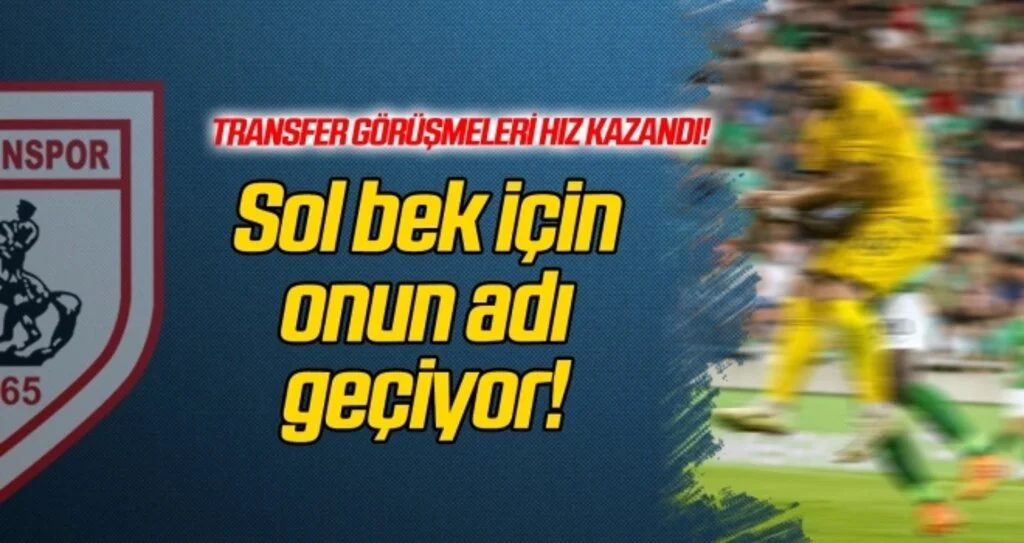 Sol bek transferi için onun adı geçiyor...