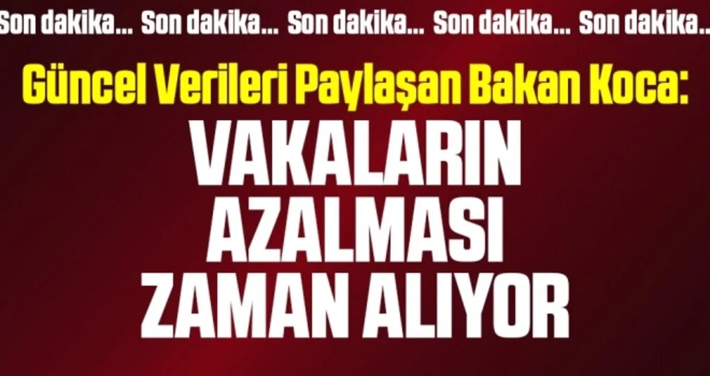 Son dakika… Bakan Koca, can kaybı ve vaka sayısını açıkladı! İşte 3 Temmuz corona virüsü tablosu…