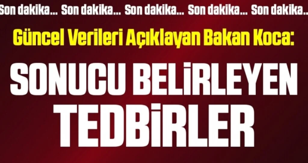 Son dakika… Bakan Koca, coronadan kaynaklı can kaybı ve vaka sayısını açıkladı! İşte 16 Temmuz tablosu…