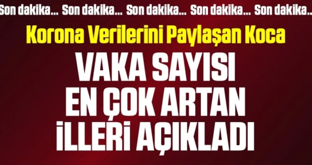 Son dakika… Bakan Koca, coronadan kaynaklı can kaybı ve vaka sayısını açıkladı! İşte 23 Temmuz tablosu…