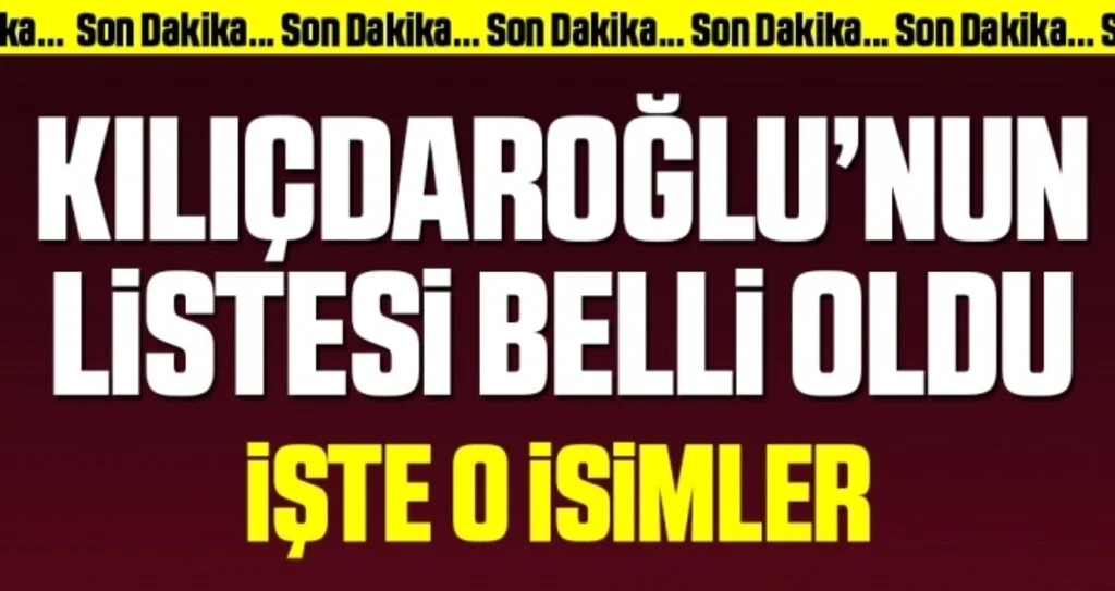 Son dakika… CHP Kurultayı’nda ikinci gün! Kılıçdaroğlu’nun PM listesi belli oldu