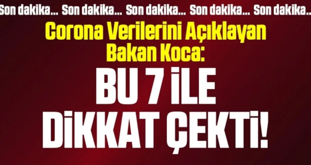 Son dakika… Coronadan kaynaklı can kaybı ve vaka sayısını açıklandı! İşte 5 Temmuz tablosu…