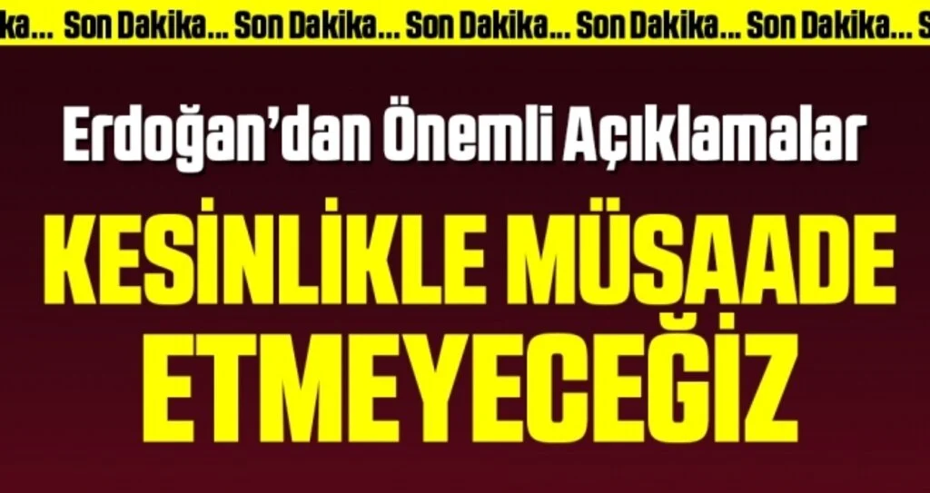 Son dakika… Cumhurbaşkanı Erdoğan’dan asker uğurlama uyarısı