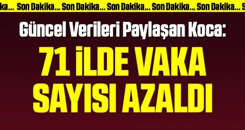 Son dakika… Güncel can kaybı ve vaka sayısı açıklandı! İşte 21 Temmuz corona tablosu…