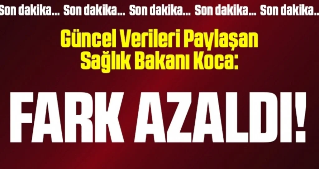 Son dakika… Güncel can kaybı ve vaka sayısı açıklandı! İşte 24 Temmuz corona tablosu…