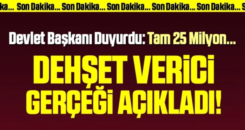 Son dakika… İran dehşet verici rakamı açıkladı: Tam 25 milyon…