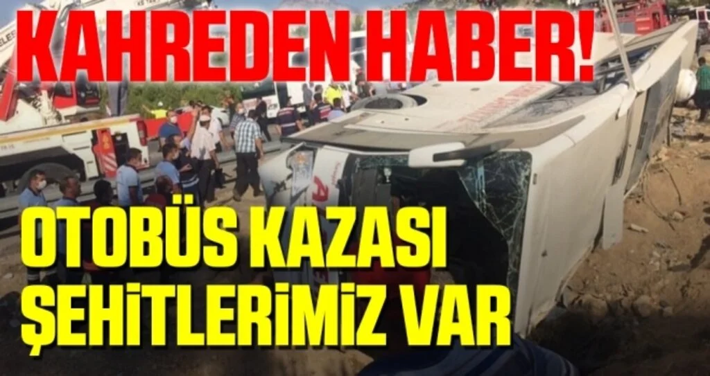 Son dakika… Mersin’de otobüs kazasından acı haber geldi! 4 şehidimiz var