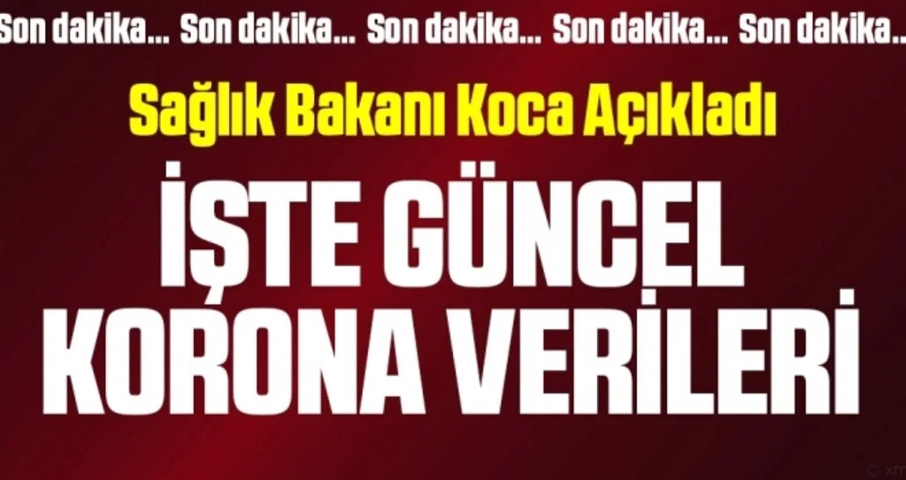Son dakika… Sağlık Bakanı Koca, güncel can kaybı ve vaka sayısını açıkladı! İşte 26 Temmuz corona tablosu…
