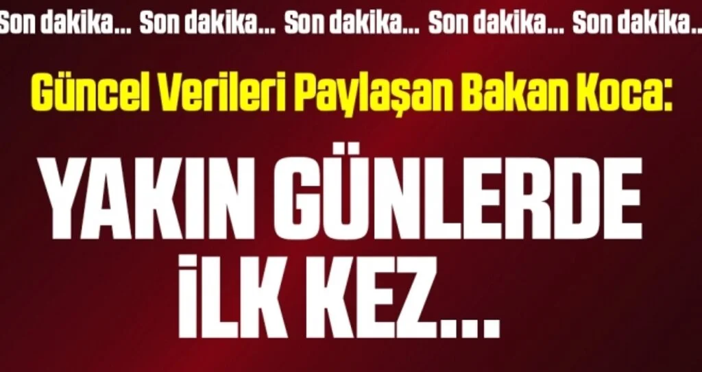Son dakika… Sağlık Bakanı Koca günlük corona virüsü tablosunu açıkladı!
