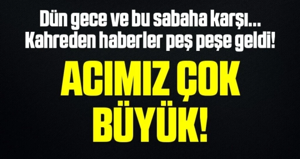 Son dakika… Van ve Siirt’ten acı haberler! 9 şehidimiz var