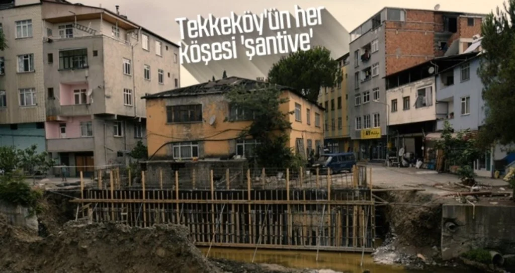 Tekkeköy'ün her köşesi 'şantiye'