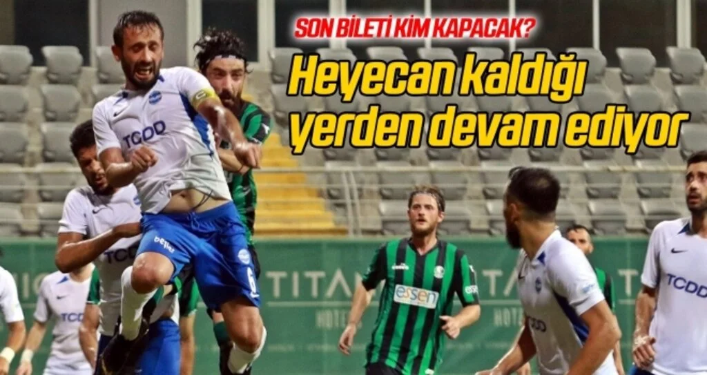 TFF 2. Lig'de yarı final heyecanı...