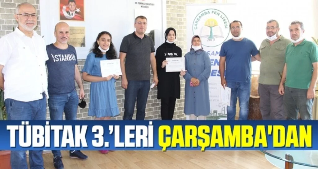 TÜBİTAK 3.’leri Çarşamba'dan