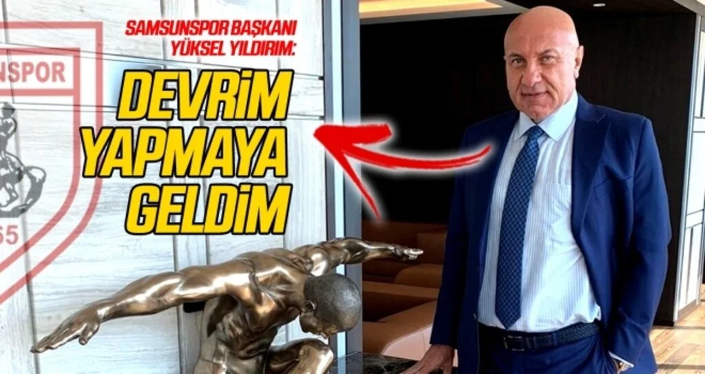 'Türk futbolunda devrim yapmaya geldim'
