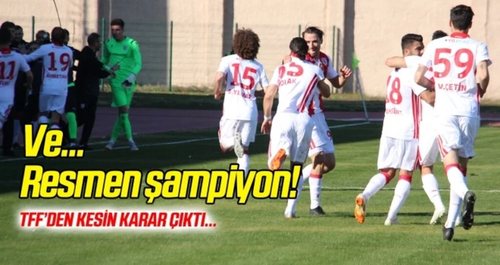 Ve... Samsunspor resmen şampiyon!