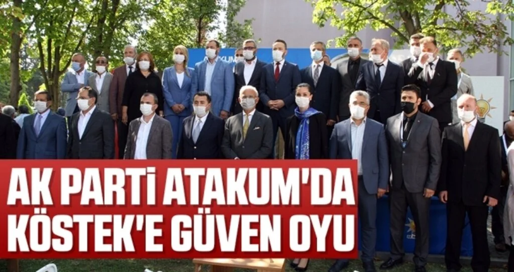 AK Parti Atakum'da Köstek'e Güven Oyu