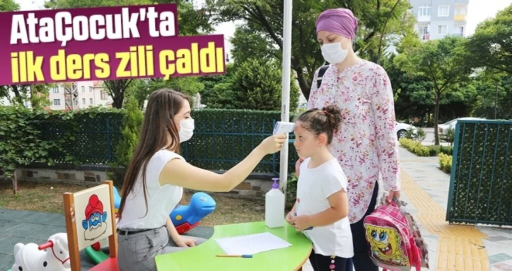 AtaÇocuk'ta ilk ders zili çaldı