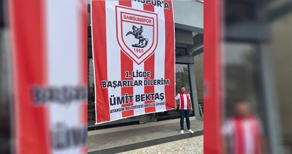 Atakum Belediyesi CHP Meclis Üyesi Ümit Bektaş Samsunspor'a Başarı Diledi