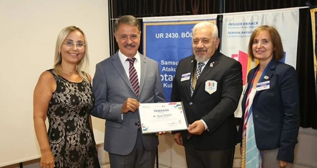 Atakum Rotary Başkan Deveci'yi ağırladı 