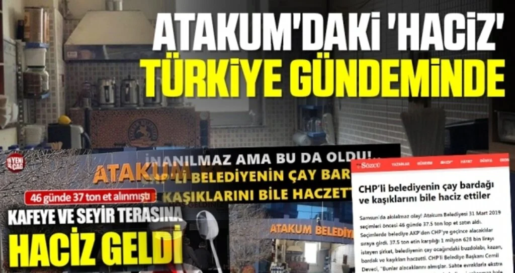 Atakum'daki 'haciz' Türkiye gündeminde
